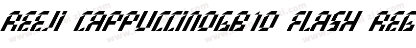 REEJI CappuccinoGB10 Flash Regular字体转换